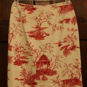 Asian Inspired Skirt by Talbots (read below)